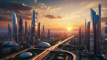 futuristic city, Generative Ai