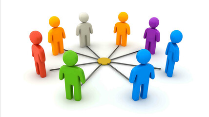 Connections between people groups and teams