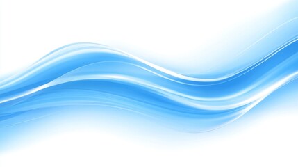Obraz premium Abstract Blue Waves Background Design