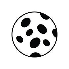 Fototapeta premium Moon Icon vector stock illustration