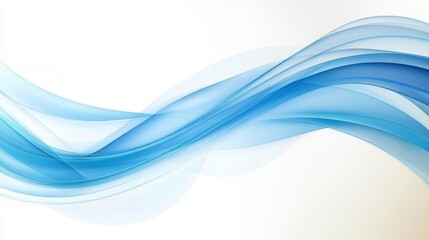 Fototapeta premium Abstract Blue Waves Background Design