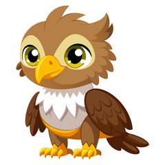 vector illustration of a cartoon owl