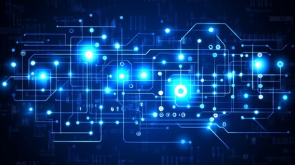 Fototapeta premium Intricate Circuitry Design - Futuristic Technology