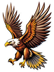 bald eagle in flight