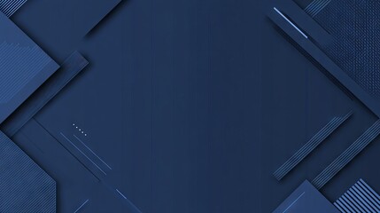 Obraz premium Dark Blue Geometric Abstract Background Design