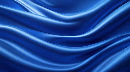 Obraz premium Stunning Blue Silk Fabric Texture