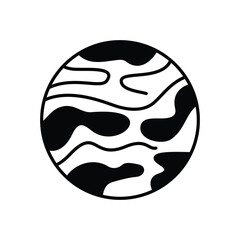 Mars Icon vector stock illustration