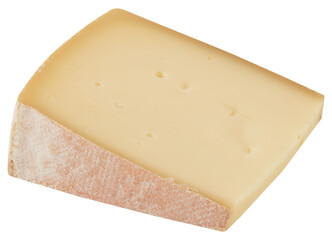 Triangle Butter Cheese cut out isolated transparent background