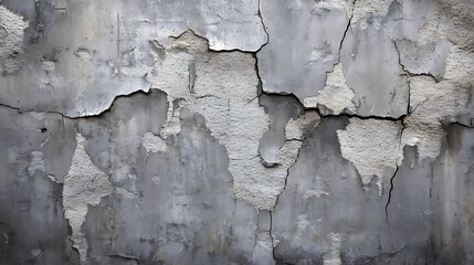 Obraz premium Cracked Concrete Wall Texture: A Grunge Background