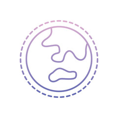 Ozone Layer Icon vector stock illustration