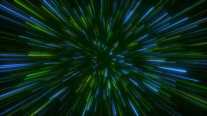 Modern abstract background illustration. line glowing illustration. on black background 4k illustration.