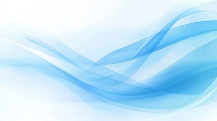 Obraz premium Abstract Blue Waves Graphic Design