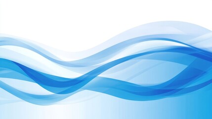 Fototapeta premium Abstract Blue Wave Background Design