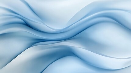 Abstract Blue Waves Graphic Design
