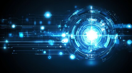 Fototapeta premium Abstract Futuristic Technology Design