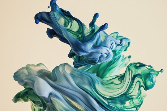 Abstract fluid design of vibrant colors in motion.