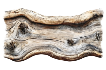 Textured Driftwood with Natural Curvatures and Earthy Tones