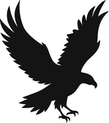 Obraz premium An Eagle with Spread Wings