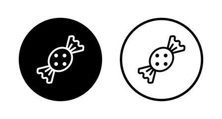 Candy icon logo design. candy sign and symbol.