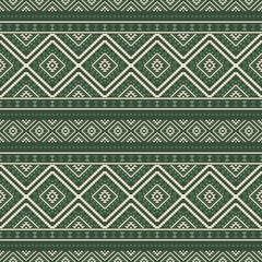 Obraz premium Southwest Native seamless pattern ethnic tribal Aztec geometric Navajo Native American fabric colorful design vector for textile print