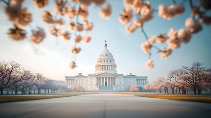 Capitol Building Blossoms