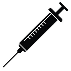 Fototapeta premium isolated pet vaccination syringe on white background