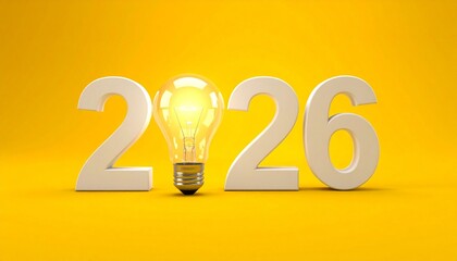 2026 on yellow background
