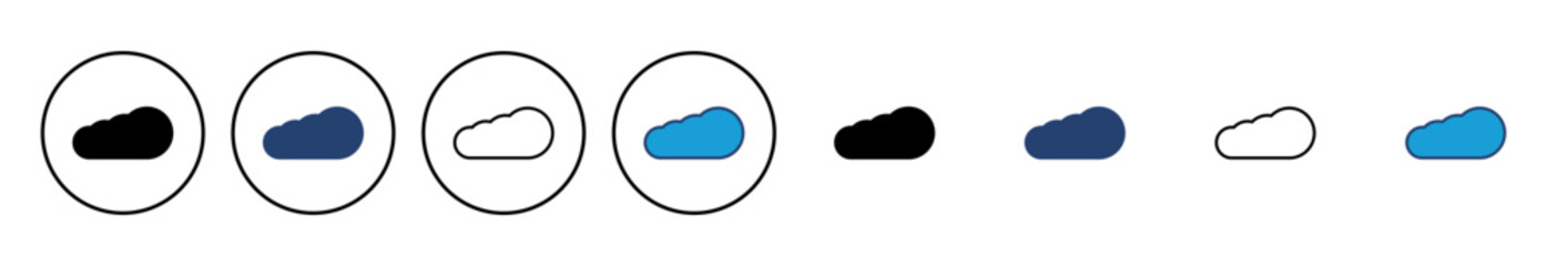 Obraz premium cloud icon vector. cloud vector icon