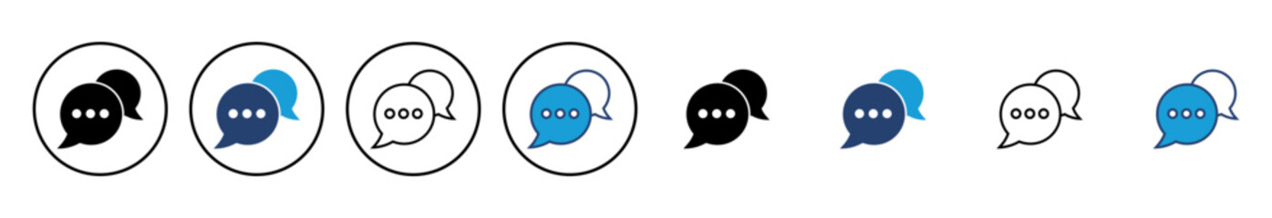 Chat icon vector. speech bubble icon. comment icon vector. message. contact us