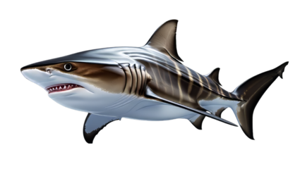 Side view of a Blacktip reef shark