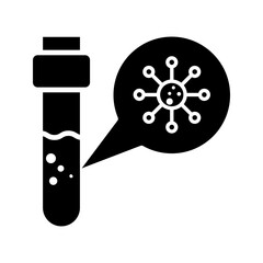 Blood test - Complete blood count CBC icon - information about white and red cells and concentration of hemoglobin and hematocrit. Isolated vector illustration