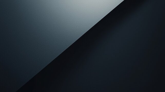 A minimalistic, dark abstract background with a diagonal split and subtle textured lighting.