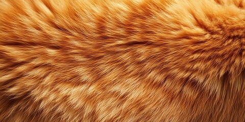 Orange cat fur texture background