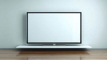 White television banner on neutral backdrop for store ad visuals  
