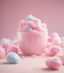 Blurred candy floss hues, ethereal pastel blend, pretty, background