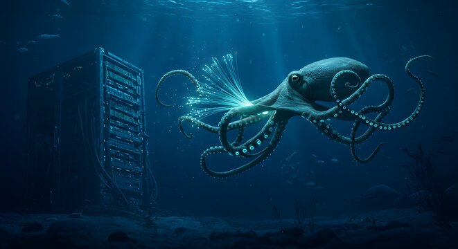 Undersea Server Kraken: An Octopus's Grip on Deep-Sea Data Network Infrastructure