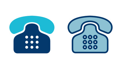 Telephone icon vector isolated on white background. Phone icon vector. Call icon vector.
