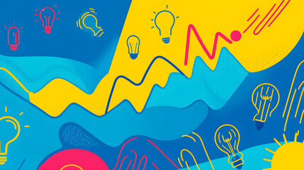 sea, beach, vector, water, summer, illustration, ocean, sky, sun, wave, nature, design, landscape, sand, travel, vacation, waves, art, banner, cartoon, tropical, fish, backgrounds, clouds, tree