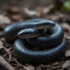 close up of a snake