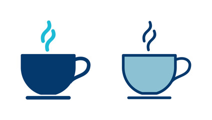 coffee cup icon vector isolated on white background. Coffee cup icon. Coffee vector icon. Tea