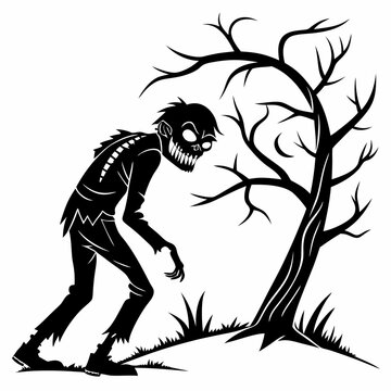 Vector illustration of ghost