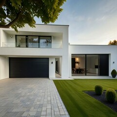 modern living room with modern furniture