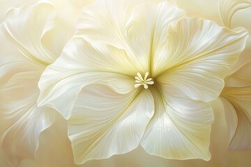 Close-up view of delicate, pastel-hued flowers.