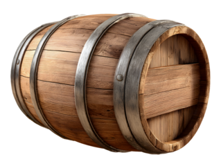 Old Oak Barrel Transparent PNG