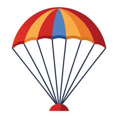 Parachute icon isolated on white background