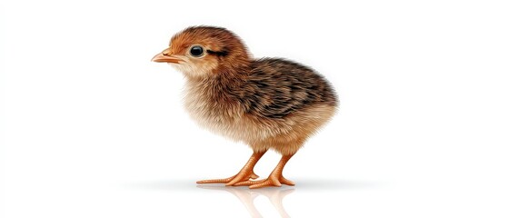 Adorable Baby Chick  Fluffy Brown  Easter  Farm Animal  Spring