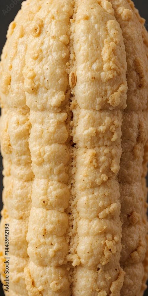 Poster peanut shell texture, close-up magnification showcasing rough natural surfaces. detailed macro photo