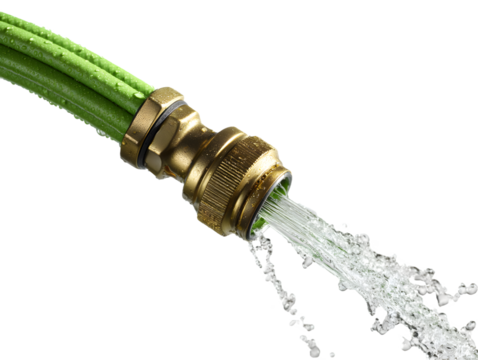 Garden Hose Spraying Water Transparent PNG