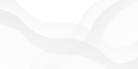 Modern white background with gradient color and artistic dynamic line decoration simple art