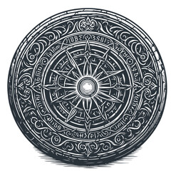 Fototapeta premium Ancient Stone Circle with Mystical and Spiritual Significance Surrounded by Nature and Magical Energy